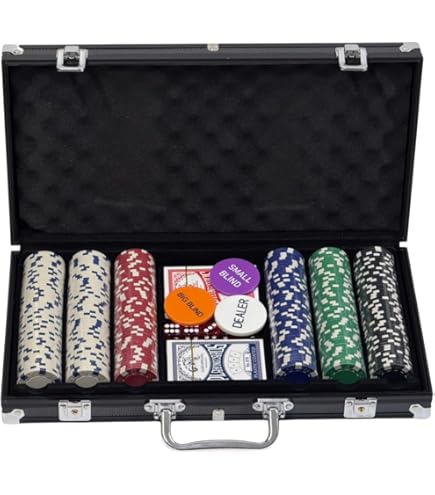 FAKE ACES - Premium 500 Poker Chip Set - Casino-Grade 14g Clay