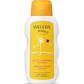 Weleda - Baby Calendula Body Milk Sensitive Skin 200ml | Calendula, Hydrates &amp; Nourishes, Soothes &amp; Protects, Sensitive Skin,