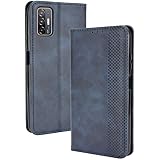 HTC Desire 21 Pro 5G Hülle [Brieftasche] [Klammerfunktion] [Kartenfächer] [Magnetic Flip Cover] Kompatibel mit HTC Desire 21 