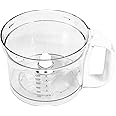 SPARES2GO Bowl with White Handle 2.1L for Kenwood Multipro Compact FPP210 FPP220 FPP230 FPP238 FPP239 Food Processor