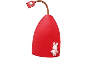 ANGLERFISH Unisex Cute Fruits Pull Type Key Bag,PU Leather Key Wallets Housekeepers, Car Key Holder Case,Car Key Case for Men Women