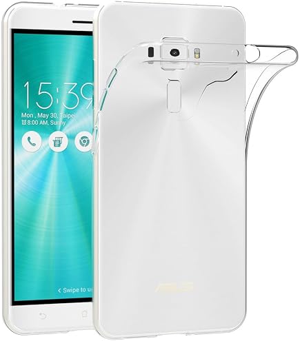 AICEK Cover per ASUS ZenFone 3 5.2 (ZE520KL), Cover ASUS ZenFone 3 Silicone Case Molle di TPU Trasparente Sottile Custodia per ASUS ZenFone 3
