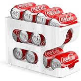 Sotfamily Can Fridge Organizer, Holds 12 Standard Cans | Practical Vertical Storage, Optimizes Space and Organizes Your Drink