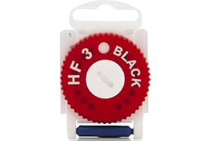 DLUSHE Filtros para Audífono HF3 - Protector de Cerumen - Bloquean la Cera y Protegen el Audífono - HF3 Black cerume filtro (Rojo)