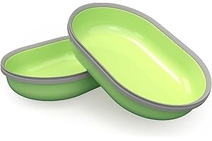 Sure Petcare SureFeed Bowl set (Pack of 2) with Integrated Seal, Compatible with Sure Petcare SureFeed Microchip Pet Feeder, Works for Wet and Dry Food, Keeps Food Fresh, Green