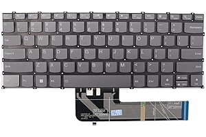 ESEEGOO New Keyboard for Lenovo IdeaPad Flex 5-14ALC05 5-14ARE05 5-14IIL05 5-14ITL05 Yoga 7-14ITL5 7-14ARE05 7-14IIL05 7-14ITL05 Yoga Slim 7-14IIL05 7-14ARE05 7-14ITL05 7-14ITL5 with Slim 7 Pro-14 Backlit US