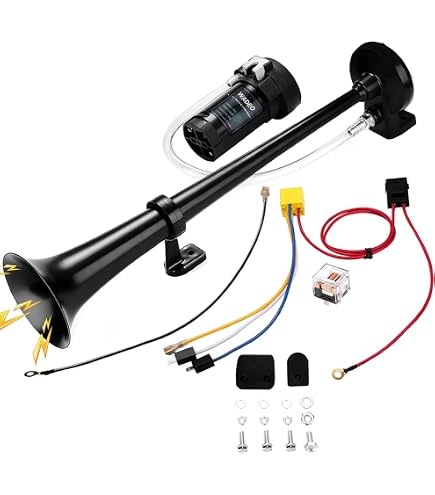 AERZETIX Trompe Trompette De Klaxon 12V Compatible Avec 1K0 951 223/A - Remplacement Fiable Et Puissant