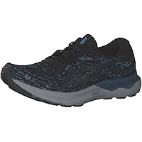 ASICS Nimbus 24 MK Scarpa Running da Strada per Uomo Nero Azzurro