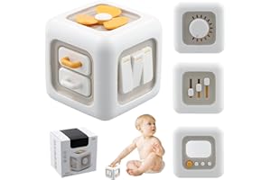 Litinliv Baby Busy Cube Toys, Baby Sensory Toys, Toddler Learning Fine Motor Skills Cube, Baby Sensory Educational Activity Toys for Toddlers 1 2 Year Old Babies Boys Girls Gifts
