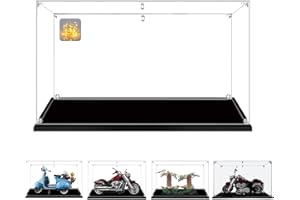 AAABOX 40x20x30cm 3mm Acrilico Vetrina Espositiva per Lego Vespa 125 10298 75353 76388 10269 42063, Grande Scatola Teca Trasparente