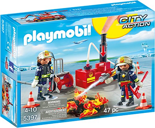 Playmobil Firefighting Operation with Water Pump