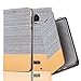 Price comparison product image Cadorabo Book Case works with Motorola MOTO Z FORCE in LIGHT GREY BROWN – with Magnetic Closure, Stand Function and Card Slot – Wallet Etui Cover Pouch PU Leather Flip