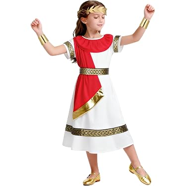 Costume Halloween Fille 8 Pièces - Robe Tulle, Perruque, Bijoux - Taille 110 Cm, 4+ Ans - Fête, Carnaval - 11