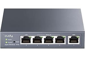 Cudy Router VPN R700 Gigabit Multi-WAN, gigabitowe porty Wan, router Smb, równoważenie obciążenia, ochrona odgromowa, WireGuard OpenVPN IPsec