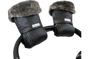 7 A.M. 7AM Enfant Stroller Hand Warmers - Warmmuffs with Anti- Freeze, Cold Weather, Water Repellent Warm Hand Gloves for Pushchair, Pram, and Stroller