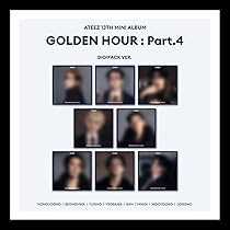 ATEEZ GOLDEN HOUR:PART.4 13th Mini Album DIGIPACK Ver/CD+Book+Card