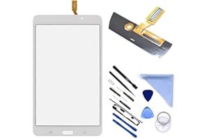 KOPEME E-Soul Pantalla táctil blanca de repuesto para Samsung Galaxy Tab 4 SM-T230 T230NU de 7 pulgadas con adhesivo y herramientas, Blanco