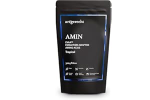 ‎ART´GERECHT AMIN – Patentierter EVAA™ Aminosäuren-Komplex mit BCAAs & EAAs | 300g, TROPICAL | Ideal für Muskelaufbau & Regeneration | 100% Veganes Proteinpulver | <99% Reinheit, ohne Zusatzstoffe