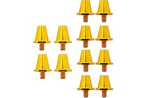 F Fityle 12 tacchetti per scarpe da calcio, tacchetti da calcio antiscivolo, viti di ricambio per tacchetti da calcio, per, scarpe da ginnastica