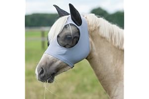 Busse Fliegenmaske Twin Fit Flexi in schwarz