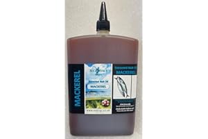 searigs Sea Fishing - Extract Bait Oil (1 x 250ML MACKEREL) Sea Fishing Bait OIL for Cod, Bass, Sole, Ray and Conger