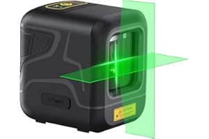 Fanttik D2 Kreuzlinienlaser Selbstnivellierend, Linienlaser Grün 30m, Wiederaufladbare Batterie, USB-C Aufladung, Magnetische Halterung 360°, Pulsmodus, IP54, für DIY und Dekoration - Schwarz