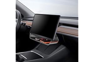 QKIIP Tesla Model Y Zubehör Mittelkonsole,Hochwertige Magnetische Acryl-Ablage für Tesla Model 3/Y - Einfache Installation, Model y zubehör mittelkonsole für Tesla Model 3 Y