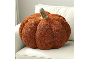 Wapasezyar Poduszka dyniowa, pluszowa poduszka dekoracyjna w dyni, na jesień, poduszka z czółenki, na Halloween, prezent urodzinowy, poduszka do siedzenia, poduszka ozdobna do pokoju dziecięcego