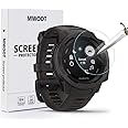 MWOOT 4 Pezzi Pellicole in Vetro Temperato per Garmin Instinct, Anti Graffi Pellicole Protettive per Protezione dello Schermo