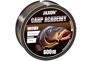 JAXON CARP Academy - Filo da pesca per carpa, 600 m, bobina 0,25 – 0,35 mm