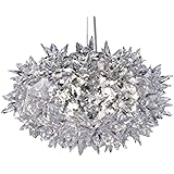 Kartell Bloom 09260B4 S2, Lampada a Sospensione, Cristallo, Ø 28