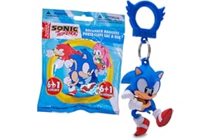 Just Toys LLC Sonic The Hedgehog - Perchas para mochila - Serie 4