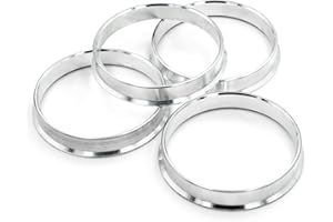 ‎RHINOTUNING Rhinotuning 4X Zentrierringe Ø60,1mm auf Ø56,1mm Silber Aluminium