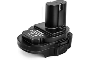 Ecarke Konwerter adaptera akumulatora do elektronarzędzi akumulatorowych Makita 18V Ni kompatybilny z akumulatorem litowym Makita 18 V BL1820 BL1830 BL1840 BL1850 BL1860.