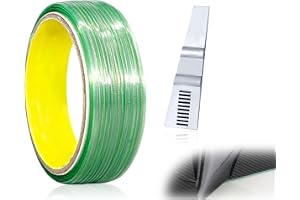 AOYEGIC 5 m knivfri tejp, knivfri tejp, skärtråd, bildekal med skrapa, för bilklädsel, vinylfilm, skärlinje, tunna remsor