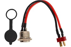 BOROCO Electric Scooter Charger Port Aluminum Alloy Portable E Scooter Charging Ports Charging Connector Parts Riding Charger Accessories for KUGOO M4 Pro