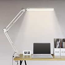 Lampada Da Scrivania LED 80cm Quntis - Doppia Testa Regolabile Con Luce Antaffaticamento - Foto 5