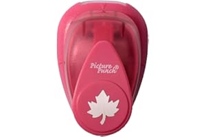 Vaessen Creative 21436-252 Perforatrice Foglia d'Acero, Piccola, Plastic, Multicolore, 6.5 x 4.5 x 4.4 cm