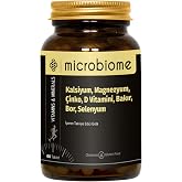 Microbiome Kalsiyum, Magnezyum, &Ccedil;inko, D Vitamini, Bakır, Bor, Selenyum 60 Tablet
