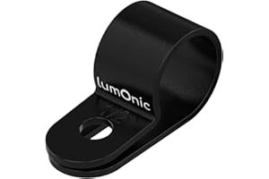 Lumonic Set di clip per cavi 100x P-Clip I Perfettamente adatto per cavi con diametro di 12mm 1/2" I Anche come: Clip per cavi, fissaggio cavi e morsetti per telaio