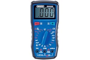 Draper Digital Multimeter | Voltage Tester | LCD Screen Current Meter | Multi Use Testing Tool | 41817