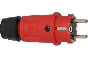 Brennenstuhl Prise de Terre Sécurisée pour Utilisateurs Soucieux de Sécurité Électrique - Protection Fiable avec Contact de Terre