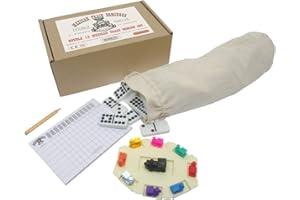 Brimtoy Mexican train dominoes double 12s