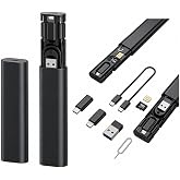 MODDESTORE Cep Tipi 60W Bas A&ccedil; Type-C,Şarj,Micro USB Hızlı Şarj Data Kablo Seti Destekli 5'i 1 Arada Seyahat Kablo Seti Kompa