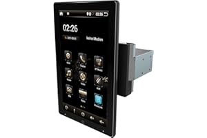 AWESAFE Universale Autoradio 1 Din [Schermo Girevole] Car Radio Touchscreen 10 pollici 2GB+32GB Auto Stereo Supporto WIFI BT DSP FM AM Navigazione