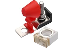 X AUTOHAUX 1 Set 300A Battery Fuse Terminal Fuse Block 58V for Car Boat