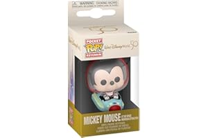 Funko Pop! Keychain: WDW50- Mickey Mouse Space MNT - Disney World 50th Anniversary - Minifigura de Vinilo Coleccionable Llavero Original - Relleno de Calcetines - Idea de Regalo- Mercancia Oficial