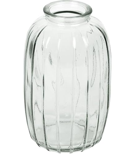 Vaso Per Candele In Vetro Vintage Blu Anatra, ATMOSPHERA, Diametro 23 X Altezza 20 Cm