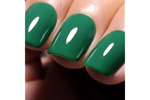 Ozzeal Smalto Semipermanente Unghie Verde, 15ML Verde Smeraldo Smalti Semipermanenti Per Unghie Manicure D'avviamento All'arte Smalto Gel Unghie Autunno Inverno Gel Nail Polish Per Donne