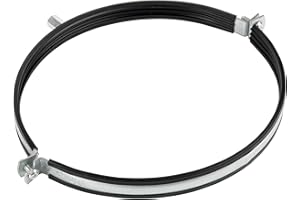 STEINBERG14 250mm Collier de Serrage Avec Joint en Caoutchouc - Pour Tube/Tuyau De Ventilation